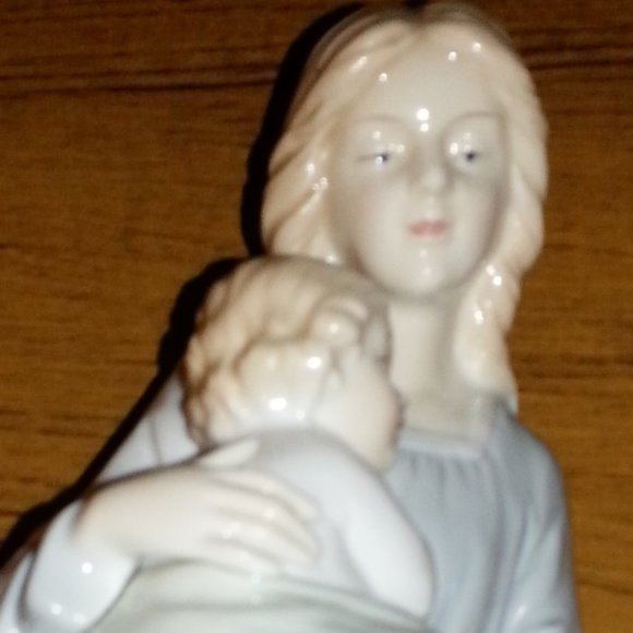 Vtg Homco Home Interiors Mother and Child Figurine - Picture 10 of 13